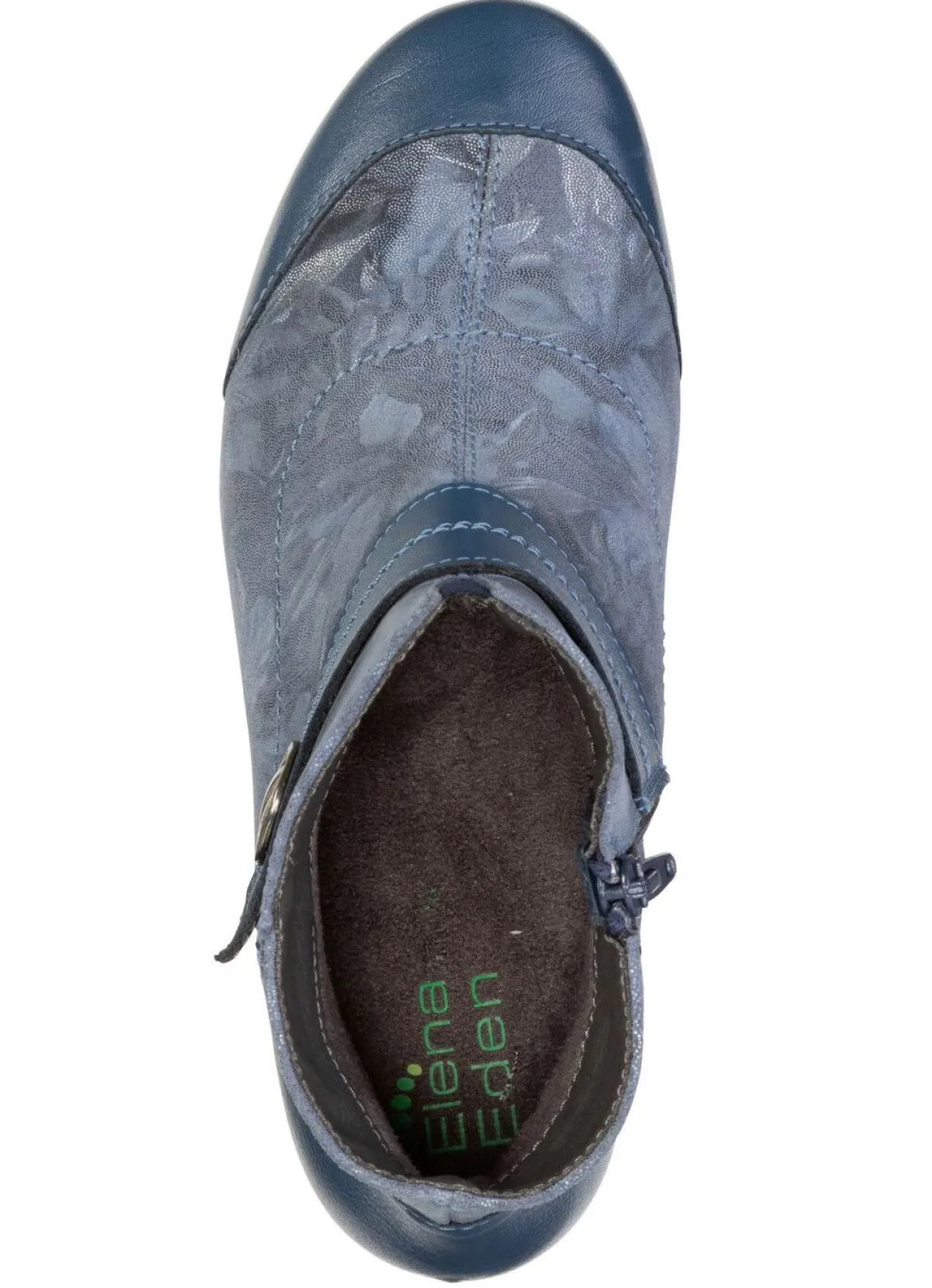 Clearance ELENA EDEN , elegante Damen-Stiefeletten, Weite G, mit herausnehmbarem Fußbett JEANS