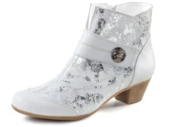 Online ELENA EDEN , elegante Damen-Stiefeletten, Weite G, mit herausnehmbarem Fußbett EISGRAU-SILBER