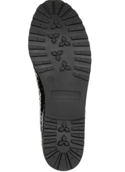 Discount ELENA EDEN , elegante Damen-Ballerinas, Weite G, mit Gummizug SCHWARZ