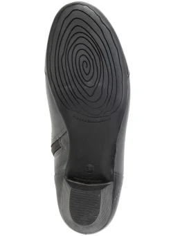 Clearance ELENA EDEN , elegante Damen-Stiefeletten, Weite G, mit herausnehmbarem Fußbett ALTSILBER-SCHWARZ