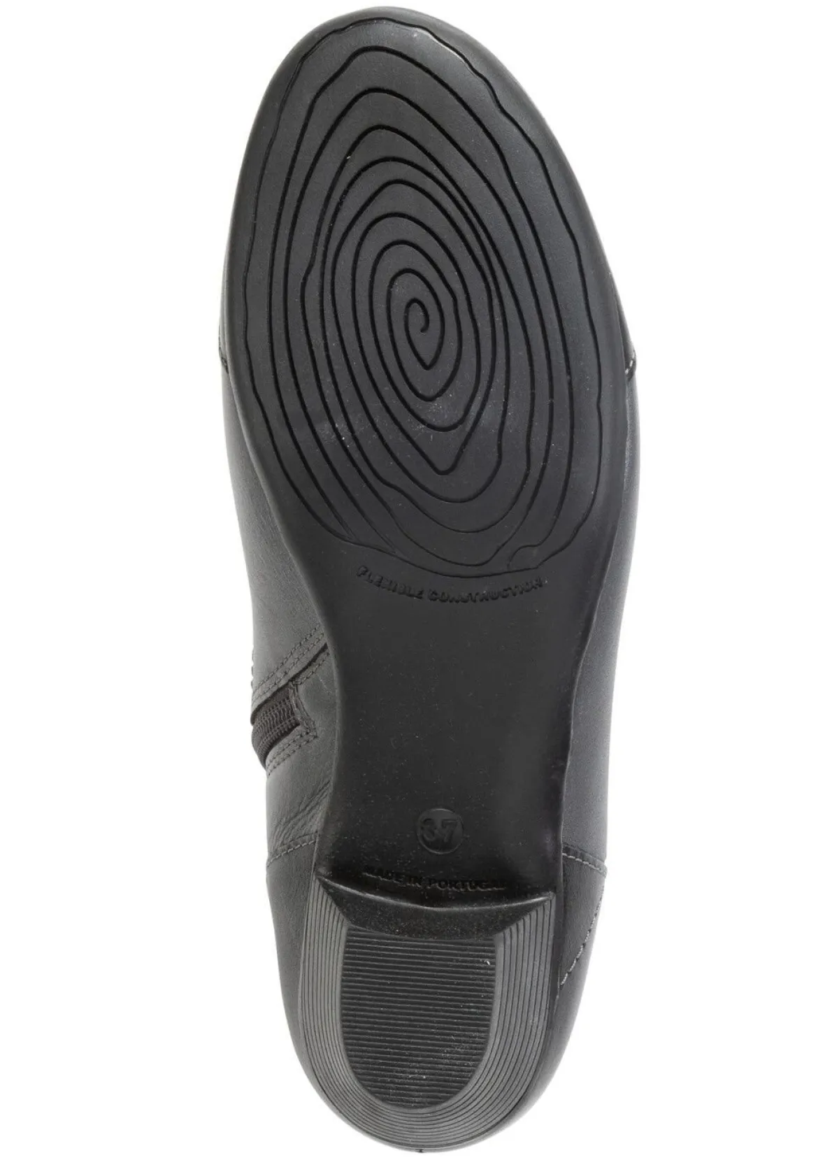 Clearance ELENA EDEN , elegante Damen-Stiefeletten, Weite G, mit herausnehmbarem Fußbett ALTSILBER-SCHWARZ