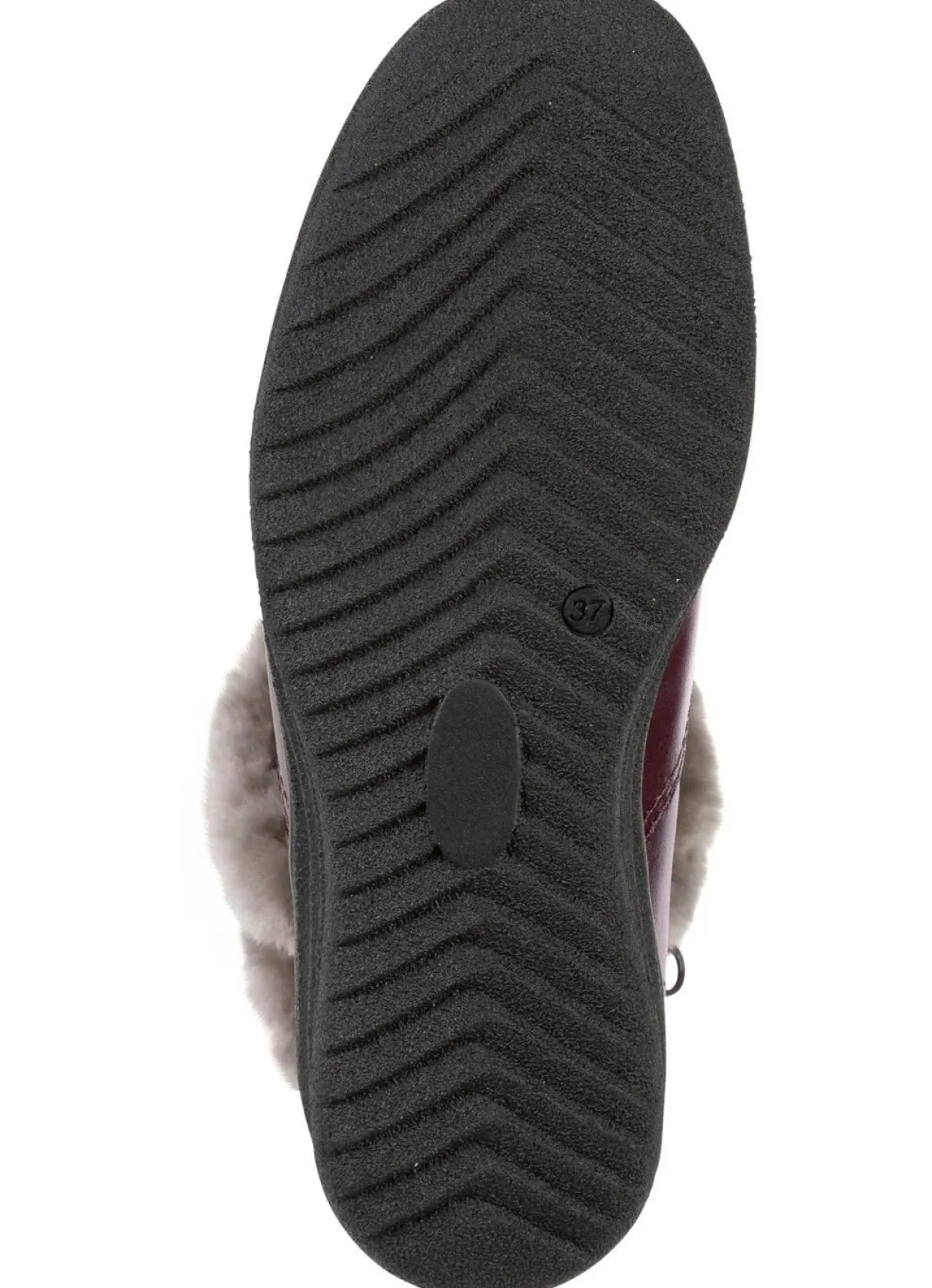 Discount ELENA EDEN , gefütterte Damen-Stiefeletten, Winterschuhe, Weite H, mit Lammfell BORDEAUX