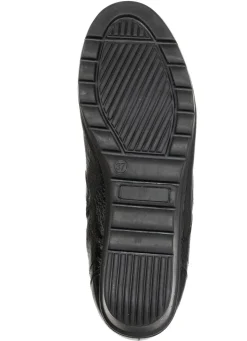 Outlet ELENA EDEN , gefütterte Damen-Stiefeletten, Winterschuhe, Weite G, mit Reißverschluss SCHWARZ