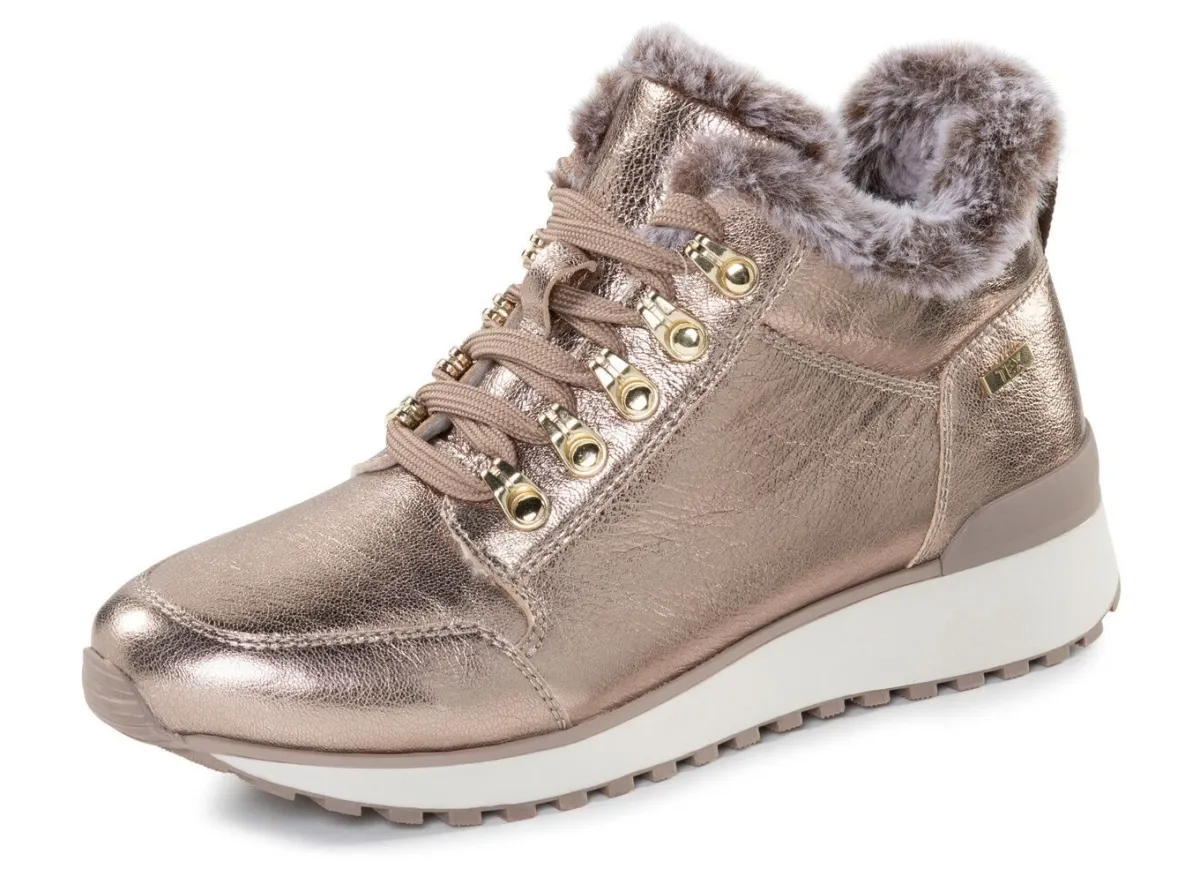 Online ELENA EDEN , gefütterte Damen-Boots, Winterschuhe, Weite G, mit herausnehmbarem Fußbett GOLDBRONZE