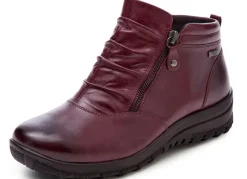 Online ELENA EDEN , gefütterte Damen-Boots, Winterschuhe, Weite H, mit Reißverschluss BORDEAUX