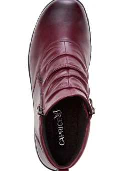 Online ELENA EDEN , gefütterte Damen-Boots, Winterschuhe, Weite H, mit Reißverschluss BORDEAUX