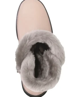 Discount ELENA EDEN , gefütterte Damen-Stiefeletten, Winterschuhe, Weite H, mit Lammfell BEIGE