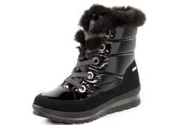 Clearance ELENA EDEN , gefütterte Damen-Boots, Winterschuhe, Weite G, mit herausnehmbarem Fußbett SCHWARZ