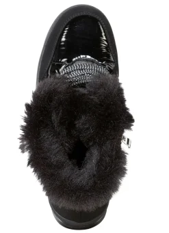 Clearance ELENA EDEN , gefütterte Damen-Boots, Winterschuhe, Weite G, mit herausnehmbarem Fußbett SCHWARZ