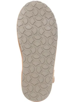 ELENA EDEN , gefütterte Damen-Stiefel, Winterschuhe, mit Lammfell NATURBRAUN