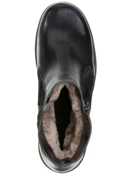 Discount ELENA EDEN , gefütterte Damen-Stiefeletten, Winterschuhe, Weite H, mit Lammfell SCHWARZ