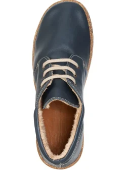 Outlet ELENA EDEN , gefütterte Damen-Boots, Weite G, mit herausnehmbarem Fußbett BLAU