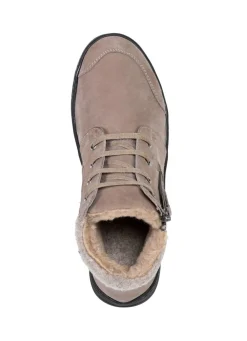 Sale ELENA EDEN , gefütterte Damen-Boots, Winterschuhe, Weite H, mit herausnehmbarem Fußbett TAUPE
