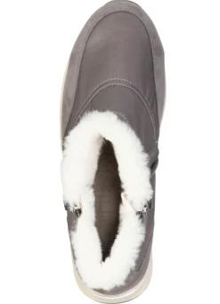 New ELENA EDEN , gefütterte Damen-Boots, Winterschuhe, Weite H, mit herausnehmbarem Fußbett GRAU