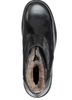 Best ELENA EDEN , gefütterte Damen-Boots, Winterschuhe, Weite H, mit Lammfell SCHWARZ