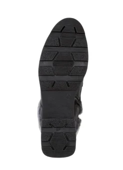 Best ELENA EDEN , gefütterte Damen-Stiefeletten, Winterschuhe, Weite G, mit herausnehmbarem Fußbett SCHWARZ-GRAU