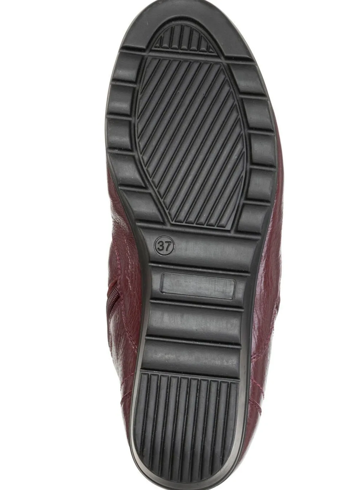 Clearance ELENA EDEN , gefütterte Damen-Stiefeletten, Winterschuhe, Weite G, mit Reißverschluss BORDEAUX