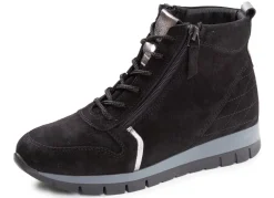 New ELENA EDEN , gefütterte Damen-Boots, Winterschuhe, Weite G, mit herausnehmbarem Fußbett SCHWARZ
