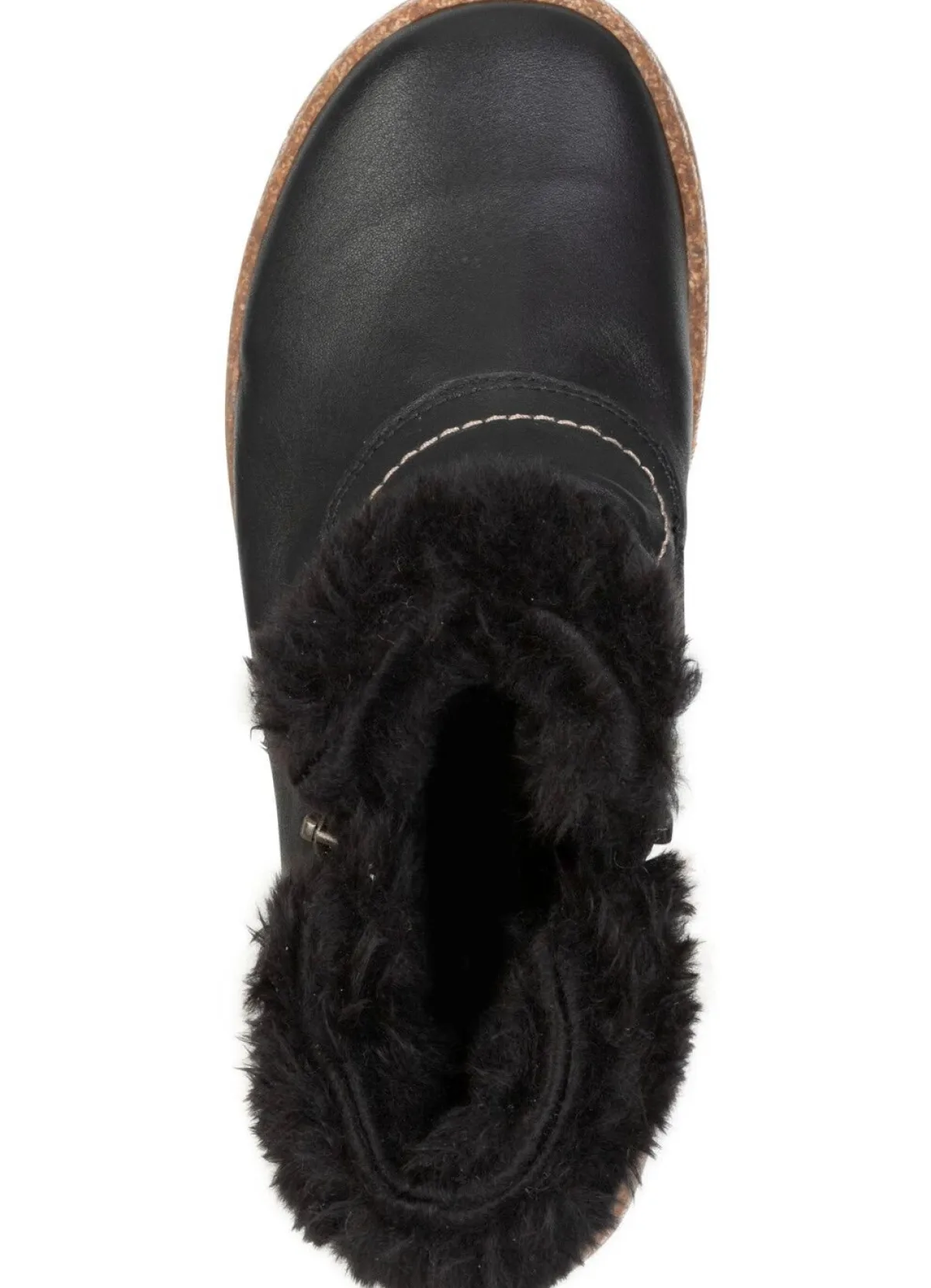 New ELENA EDEN , gefütterte Damen-Boots, Winterschuhe, Weite G, mit herausnehmbarem Fußbett SCHWARZ