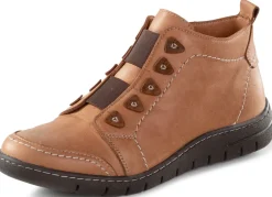 Clearance ELENA EDEN , gefütterte Damen-Boots, Winterschuhe, Weite H, mit herausnehmbarem Fußbett CAMEL