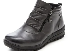 Discount ELENA EDEN , gefütterte Damen-Boots, Winterschuhe, Weite H, mit Reißverschluss GRAU
