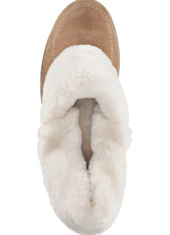 Online BADER ELENA EDEN Hausschuh mit echtem Lammfellfutter TAUPE-ECRU