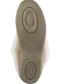 Online BADER ELENA EDEN Hausschuh mit echtem Lammfellfutter TAUPE-ECRU