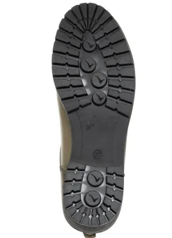 Hot ELENA EDEN , klassische Damen-Stiefeletten, WInterschuhe, mit herausnehmbarem Fußbett KHAKI