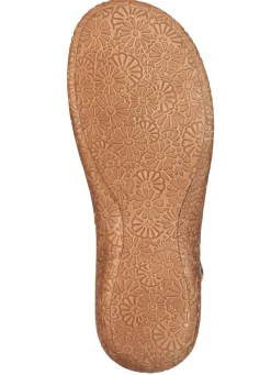 Best ELENA EDEN , klassische Damen-Clogs, Weite G, mit Gummizug BRAUN-LEO