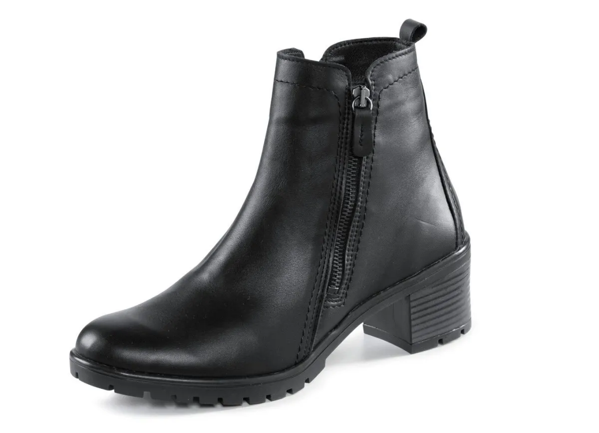 Online ELENA EDEN , klassische Damen-Stiefeletten, Winterschuhe, Weite G, mit herausnehmbarem Fußbett SCHWARZ