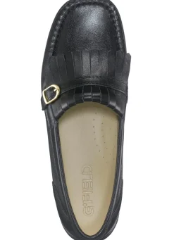 Online BADER ELENA EDEN, klassische Damen-Slipper, Weite H, mit herausnehmbarem Lederfußbett SCHWARZ
