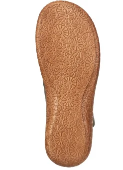 New ELENA EDEN , klassische Damen-Clogs, Weite G, mit Gummizug KHAKI