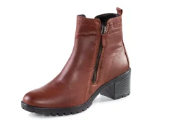 Sale ELENA EDEN , klassische Damen-Stiefeletten, Winterschuhe, Weite G, mit herausnehmbarem Fußbett MARONE