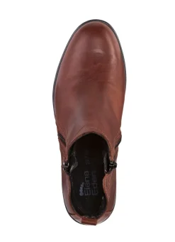 Sale ELENA EDEN , klassische Damen-Stiefeletten, Winterschuhe, Weite G, mit herausnehmbarem Fußbett MARONE