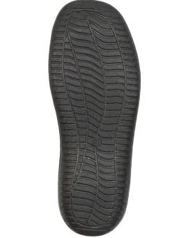 Outlet ELENA EDEN , klassische Damen-Slipper, Weite G, mit herausnehmbarem Fußbett SCHWARZ-BRAUN