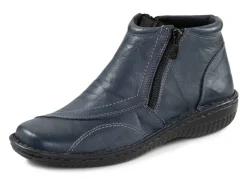 Best ELENA EDEN , klassische Damen-Boots, mit herausnehmbarem Fußbett DUNKELBLAU