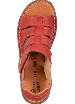 Online ELENA EDEN , klassische Damen-Sandalen, Weite G, mit Klettverschluss ROT
