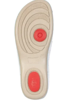 Discount ELENA EDEN , klassische Damen-Pantoletten, Weite G, mit Klettverschluss WEISS