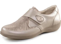 Online ELENA EDEN Klettschuh aus schimmerndem Nappaleder BEIGE