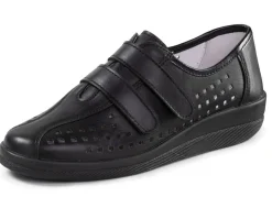 Best ELENA EDEN Klettschuh mit luftiger Perforation SCHWARZ