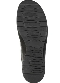 Discount ELENA EDEN , komfortable Damen-Slipper, Weite K, mit herausnehmbarem Fußbett SCHWARZ