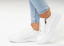 Clearance ELENA EDEN , komfortable Damen-Sneaker, Weite G, mit herausnehmbarem Fußbett WEISS