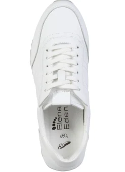 Sale BADER ELENA EDEN, komfortable Damen-Sneaker, Weite G, mit herausnehmbarem Fußbett WEISS