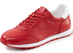 Best BADER ELENA EDEN, komfortable Damen-Sneaker, Weite G, mit herausnehmbarem Fußbett ROT