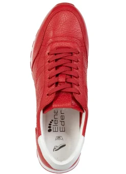 Best BADER ELENA EDEN, komfortable Damen-Sneaker, Weite G, mit herausnehmbarem Fußbett ROT