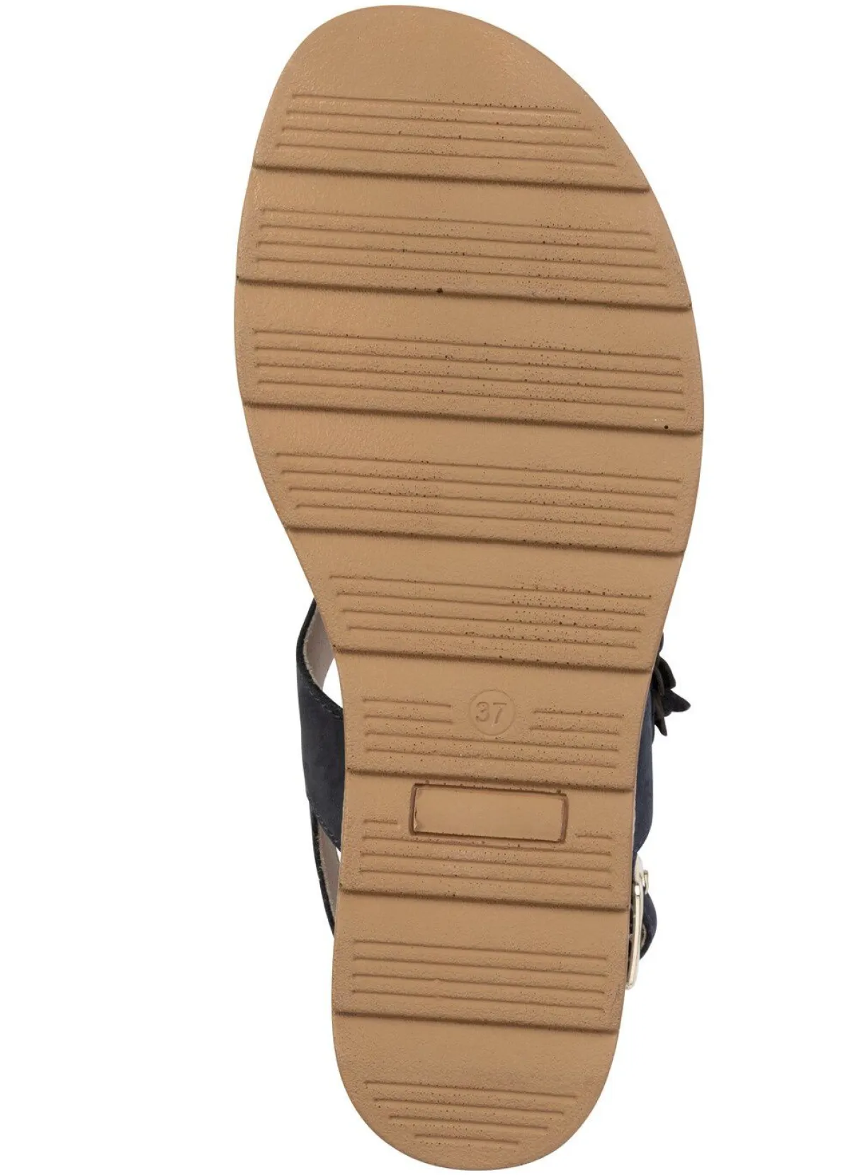 Hot ELENA EDEN , leichte Damen-Sandaletten, Weite G, mit Klettverschluss MARINE