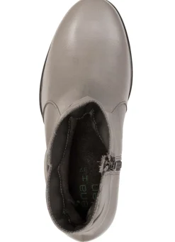 Sale BADER ELENA EDEN, modische Damen-Stiefeletten, Weite G, mit herausnehmbarem Fußbett HELLGRAU