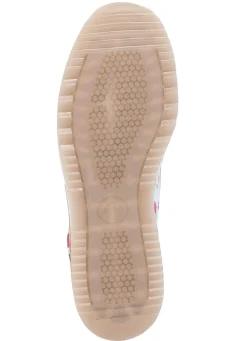 Best ELENA EDEN , modische Damen-Sneaker, Weite H, mit herausnehmbarem Fußbett WEISS-BUNT