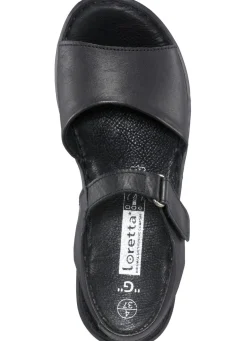 Online BADER ELENA EDEN, modische Damen-Sandalen, Weite G, mit Klettverschluss SCHWARZ
