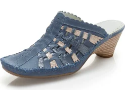 Sale ELENA EDEN Mokassin-Sabot mit Kontrast-Durchzügen JEANS